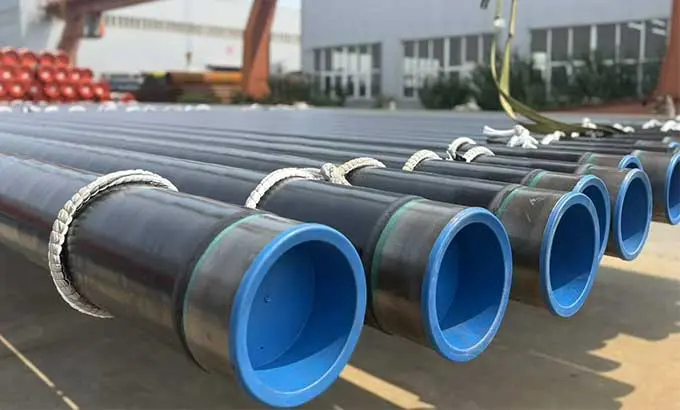 Epoxy + PU Dual Layer Coated Pipes